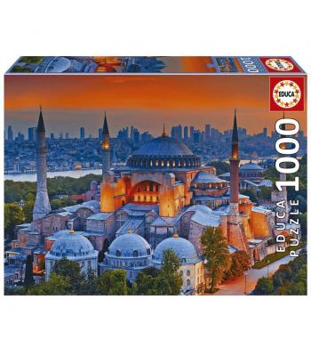 Educa Puzzle 1000 peças - Mesquita Azul, Istambul - 19612 