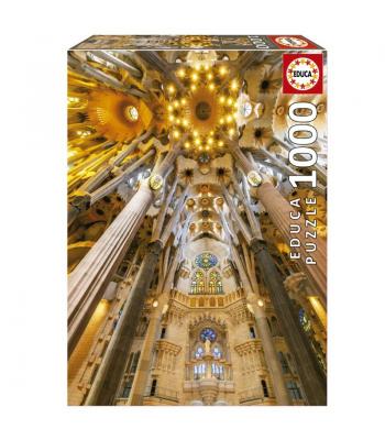 Educa Puzzle 1000 peças, Interior da Sagrada Família - 19614 