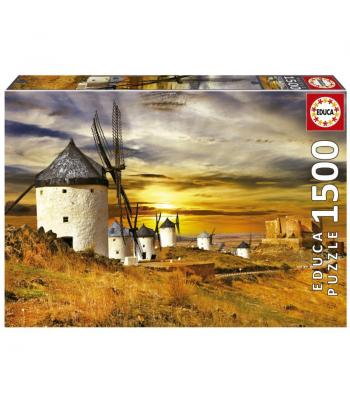 Educa Puzzle 1500 peças -  Moinhos de Vento, Consuegra - 19618 