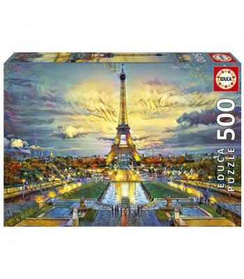 Educa Puzzle 500 peças - Torre Eiffel - 19621 