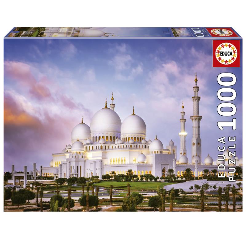 Educa Puzzle 1000 peças - 19644 - Grande Mesquita Sheikh Zayed
