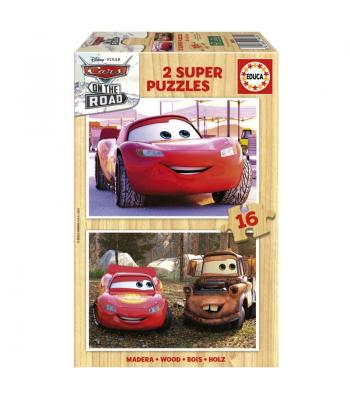 EDUCA Puzzle 2x16 peças, Cars - 19670 
