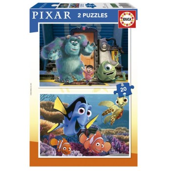 EDUCAS puzzle 2x20 peças, Pixar - 19673 