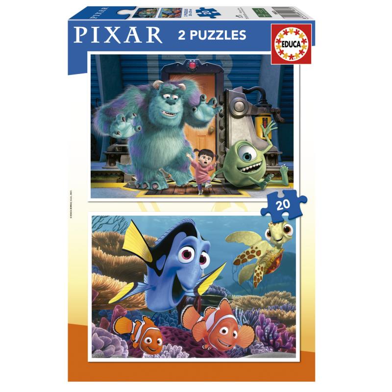 EDUCAS puzzle 2x20 peças, Pixar - 19673 