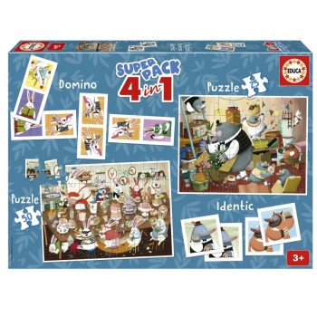 Educa Superpack 4 in 1 - Contos da floresta - 19688 