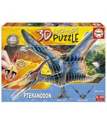 Educa Puzzle 3D, Pteranodon - 19689 - Educa