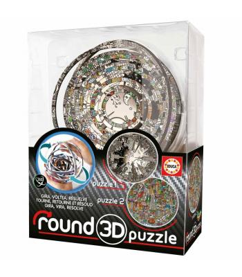 Educa Puzzle 3D round Charles Fazzino - 19707