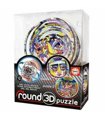 Educa Puzzle 3D round Abstract - 19709
