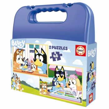 Educa Puzzle 2x48 peças, Bluey - 19831