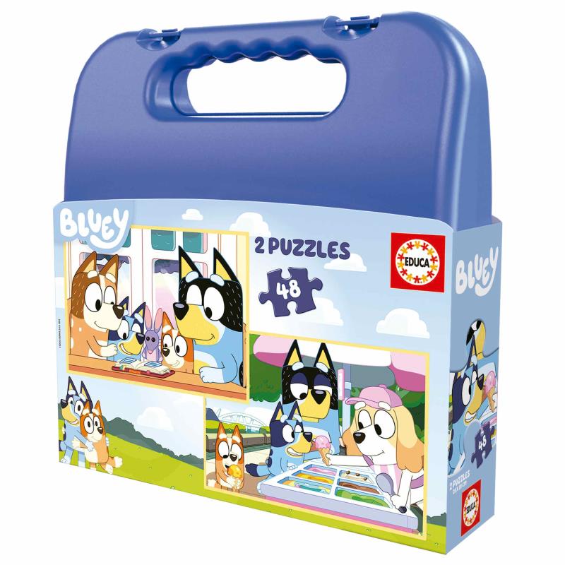 Educa Puzzle 2x48 peças, Bluey - 19831
