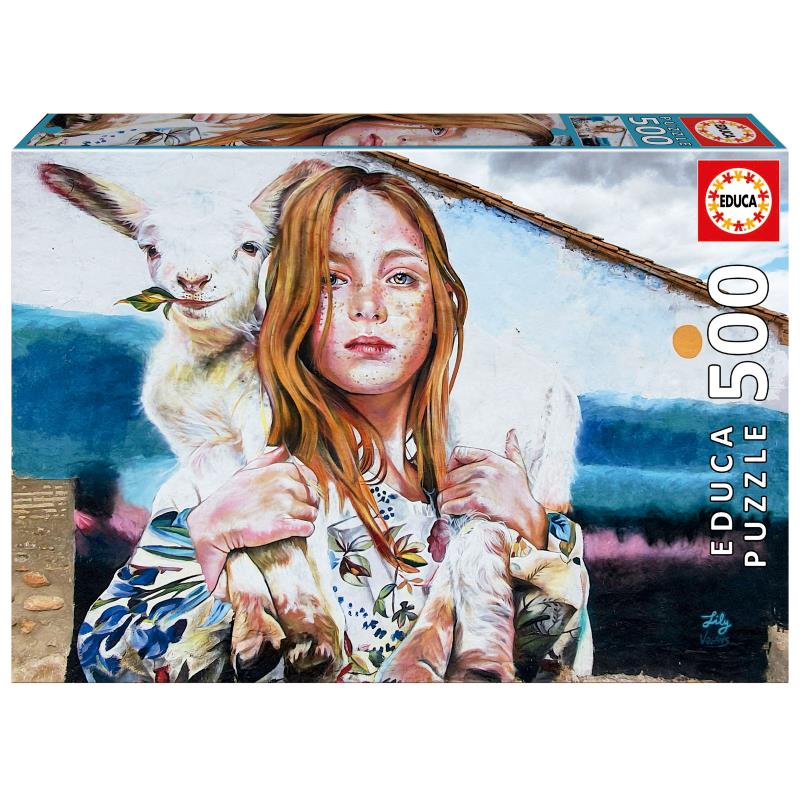 Puzzle 500 peças - A Pastora, Lily Brick -19910 - EDUCA