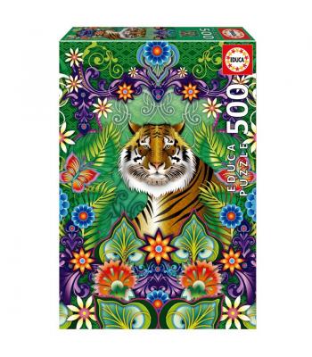 Educa Puzzle 500 peças, Tigre de Bengala - 19912 