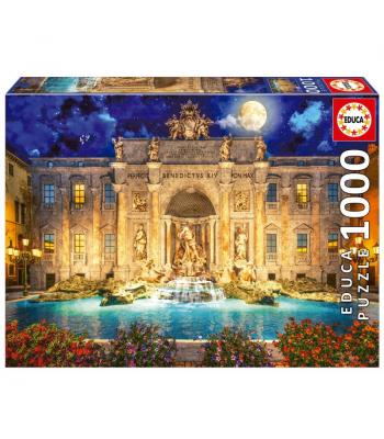 Educa Puzzle 1000 peças, Fontana di Trevi, Roma - 19923 