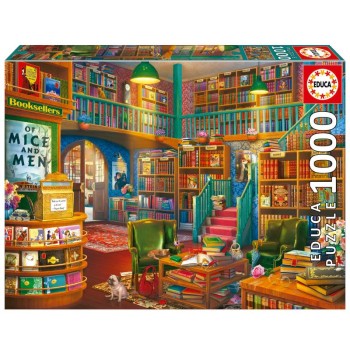 Educa Puzzle 1000 peças, A Livraria - 19925 
