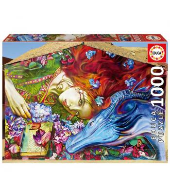 Educa Puzzle 1000 peças - 19926 - Sant Jordi, Lily Brick