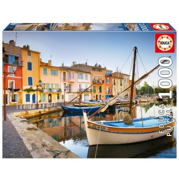 Educa Puzzle 1000 peças - 19928 - Porto de Martigues, Provença