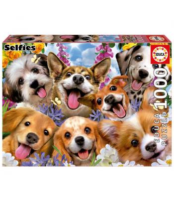 Puzzle 1000 peças, Selfie de Cachorros -19931 - Educa
