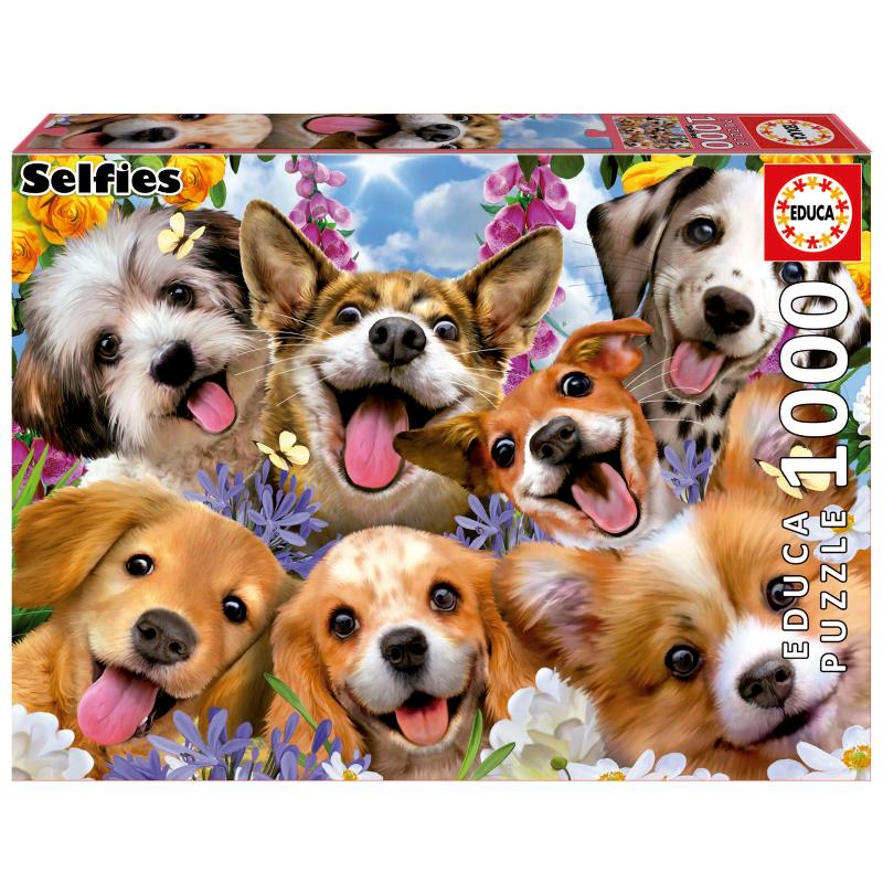 Puzzle 1000 peças, Selfie de Cachorros -19931 - Educa