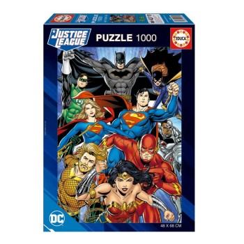 Educa Puzzle 1000 peças Liga da Justiça DC Comics - 19935 