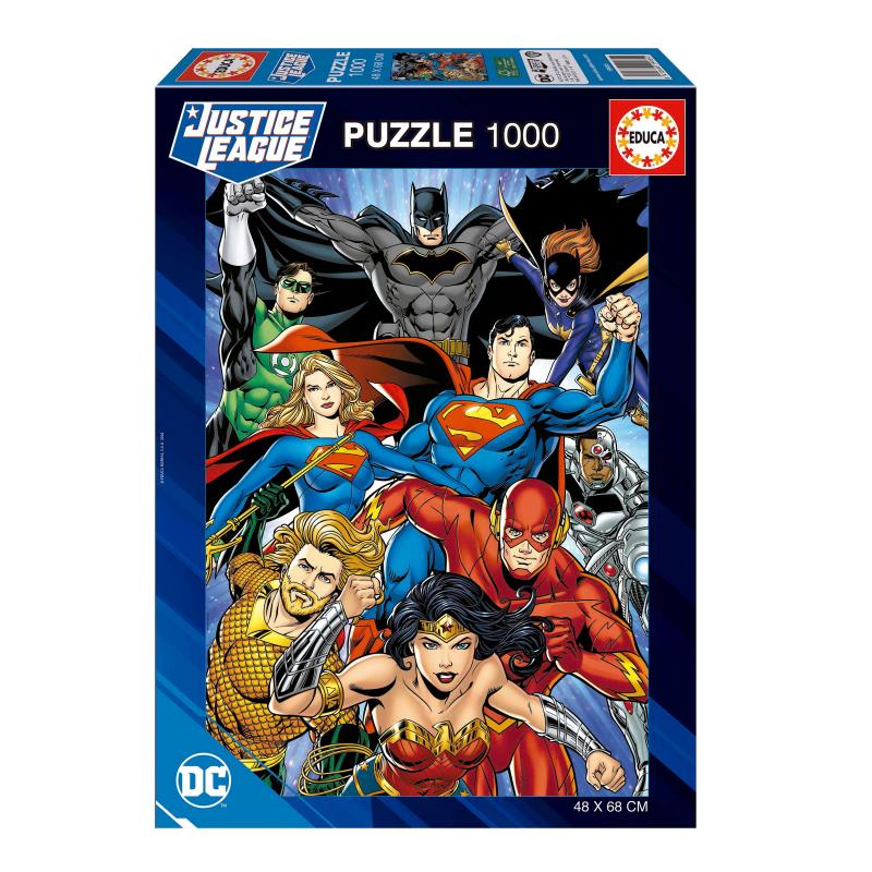 Educa Puzzle 1000 peças Liga da Justiça DC Comics - 19935 