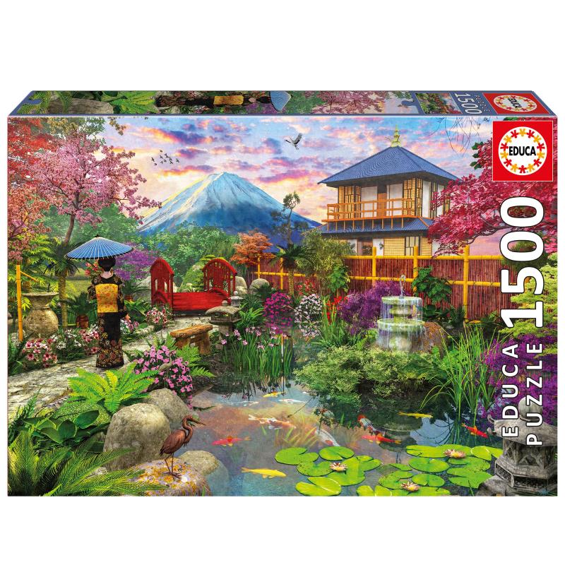 Educa Puzzle 1500 peças, Jardim Japonês - 19937 