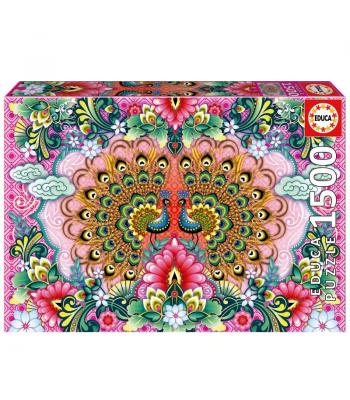 Educa Puzzle 1500 peças Pavões de Bengala - 19942 