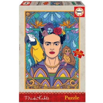 Educa Puzzle 1500 peças, Frida Kahlo - 19943 