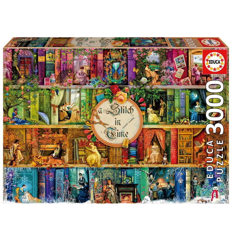 Educa Puzzle 3000 peças, A Stitch In Time - 19946 