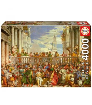 Puzzle 4000 peças, As Bodas de Caná, Paolo Veronese - 19949 - Educa
