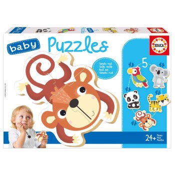 Educa Baby Puzzles, Fauna Selvagem - 19952 