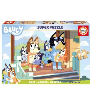 Educa Puzzle Bluey 100 peças em madeira - 19967 