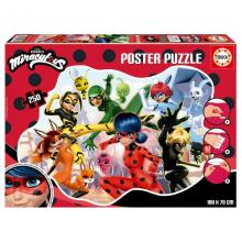 Educa Puzzle 250 peças, poster Ladybug - 19970