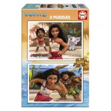 Puzzle 2x100 peças, Vaiana 2 - 20103 - EDUCA