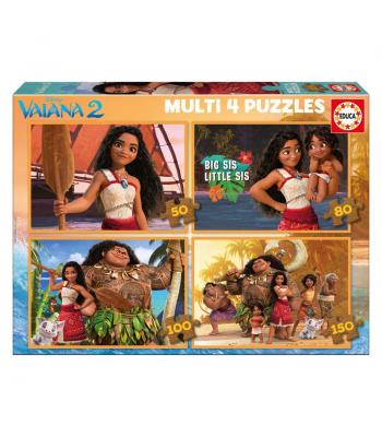 Puzzle Multi 4, Vaiana 2 - 20104 - EDUCA