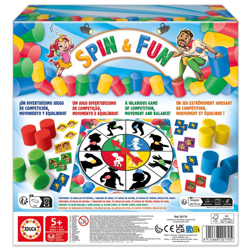 Jogo Spin & Fun - 20170 - EDUCA