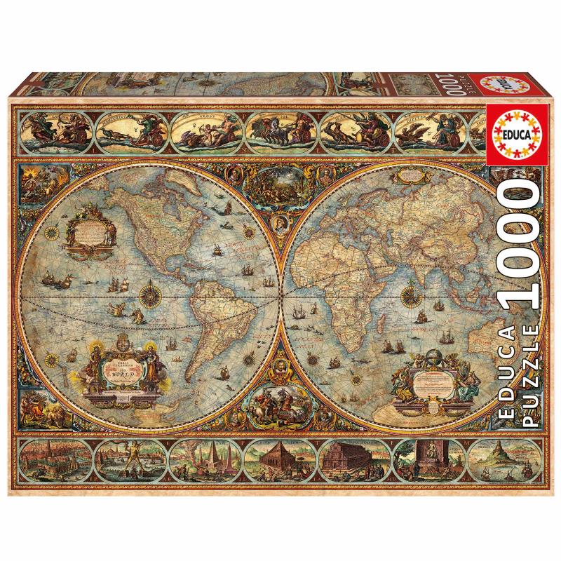 Educa Puzzle 1000 peças, Orbis Terrarum - 20173