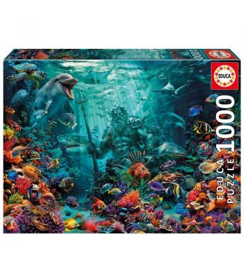 Puzzle 1000 peças, Recife de Coral Poseidon - 20174 - EDUCA