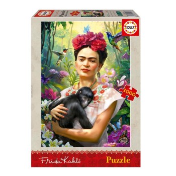 EDUCA Puzzle 1000 peças 20176 - O Jardim da Vida, Frida Kahlo