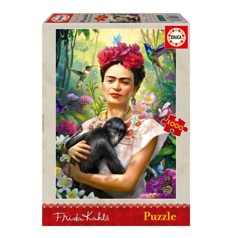 EDUCA Puzzle 1000 peças 20176 - O Jardim da Vida, Frida Kahlo