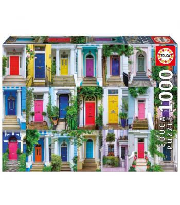 Educa Puzzle 1000 peças, Portas De Notting Hill - 20177