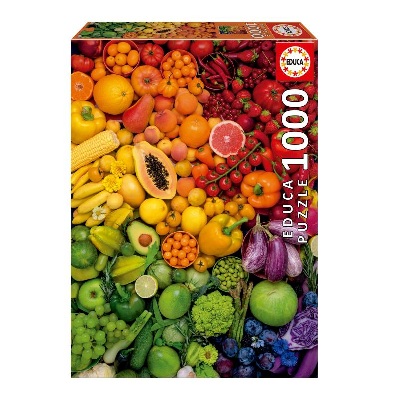 Puzzle 1000 peças, Vitaminas Coloridas - 20178 - EDUCA