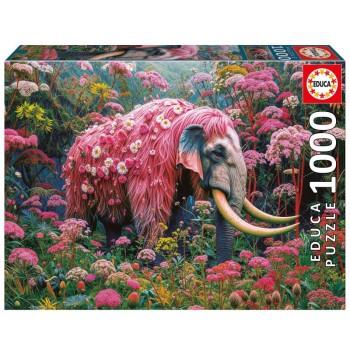 Puzzle 1000 peças - Elefante Floral 20229 EDUCA