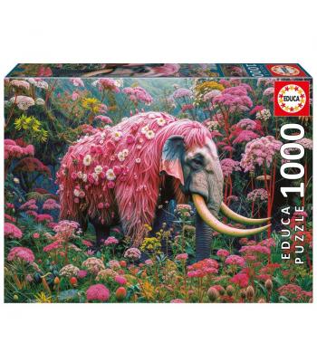 Puzzle 1000 peças - Elefante Floral 20229 EDUCA