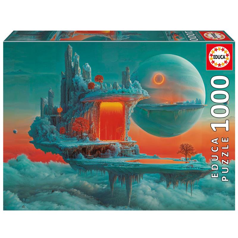 Puzzle 1000 peças, Planeta de Fogo E Gelo - 20237 - Educa