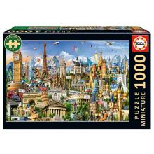 Educa Puzzle 1000 peças miniatura - Símbolos da Europa - 20248