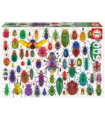 Puzzle 500 peças, Besouros - 20252 - EDUCA
