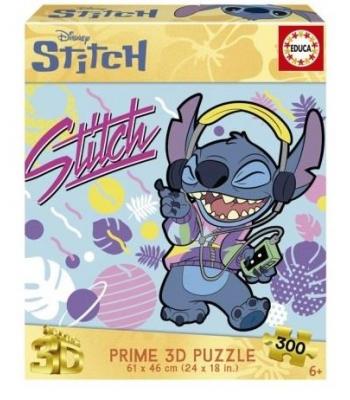 Puzzle de 300 peças lenticular, Stitch - 20273 - EDUCA