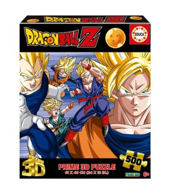 Puzzle 3D lenticular 500 peças, Dragon Ball - 20274 - EDUCA