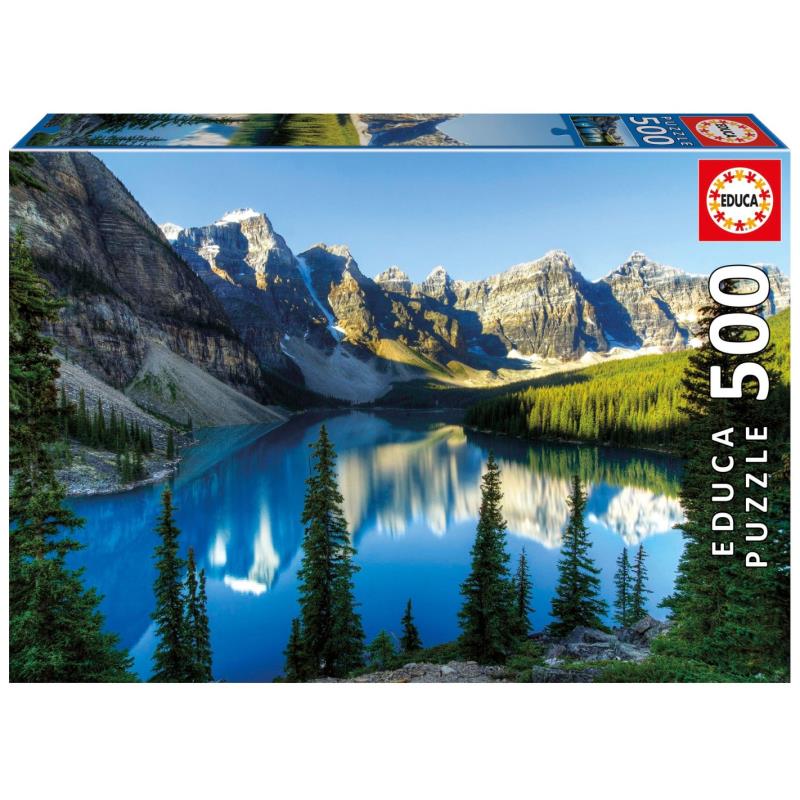 EDUCA Puzzle 500 peças, Lago em Alberta - 20281