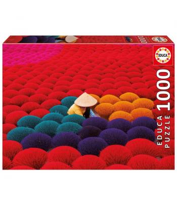 Puzzle 1000 peças - Aldeia de Incenso, Vietname - 20282 - EDUCA